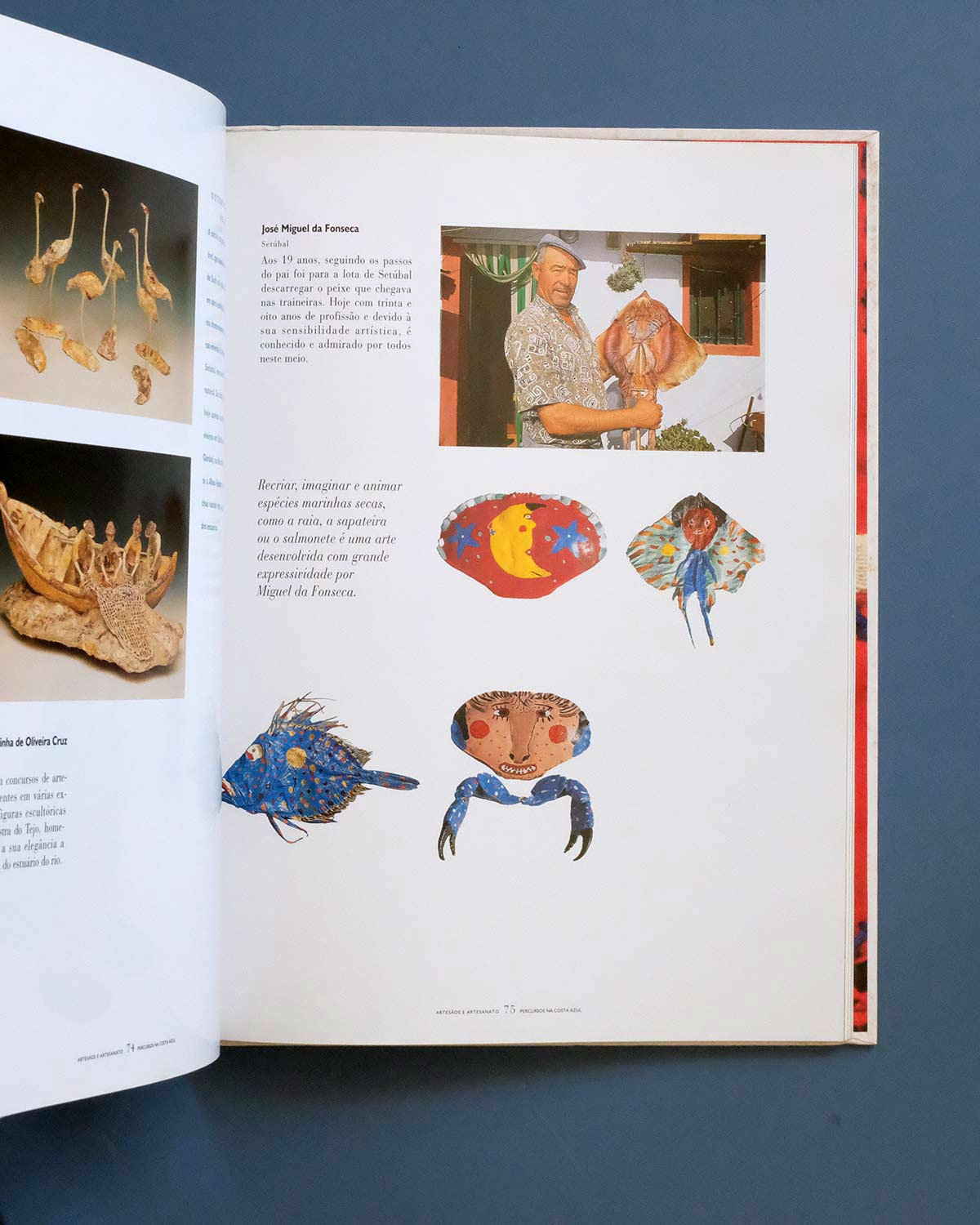 Artesãos e Artesanato. Percursos na Costa Azul.