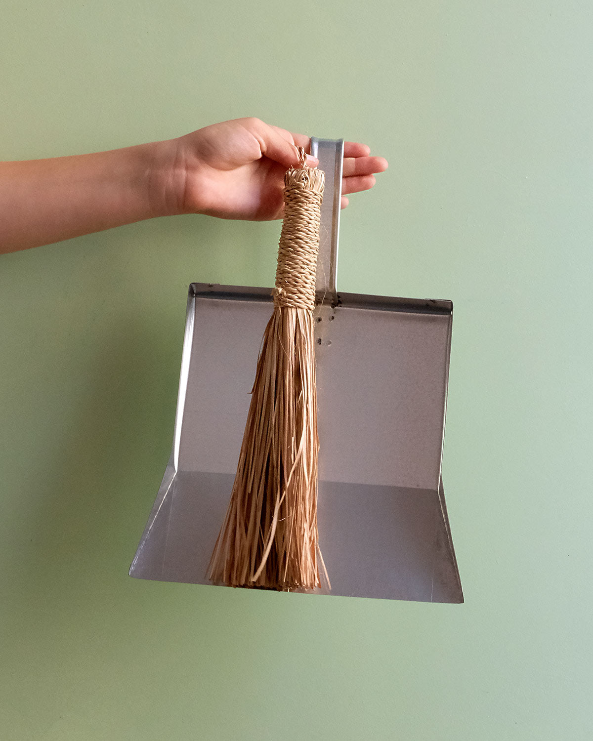 Palm Hand Broom + Dustpan